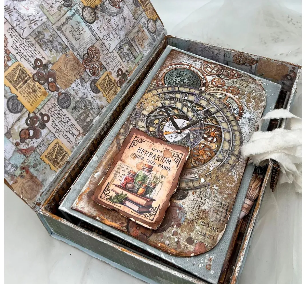 Ciao Bella Farb- & Motivblöcke|Scrapbooking>Papier-Set "Wizard Academy"
