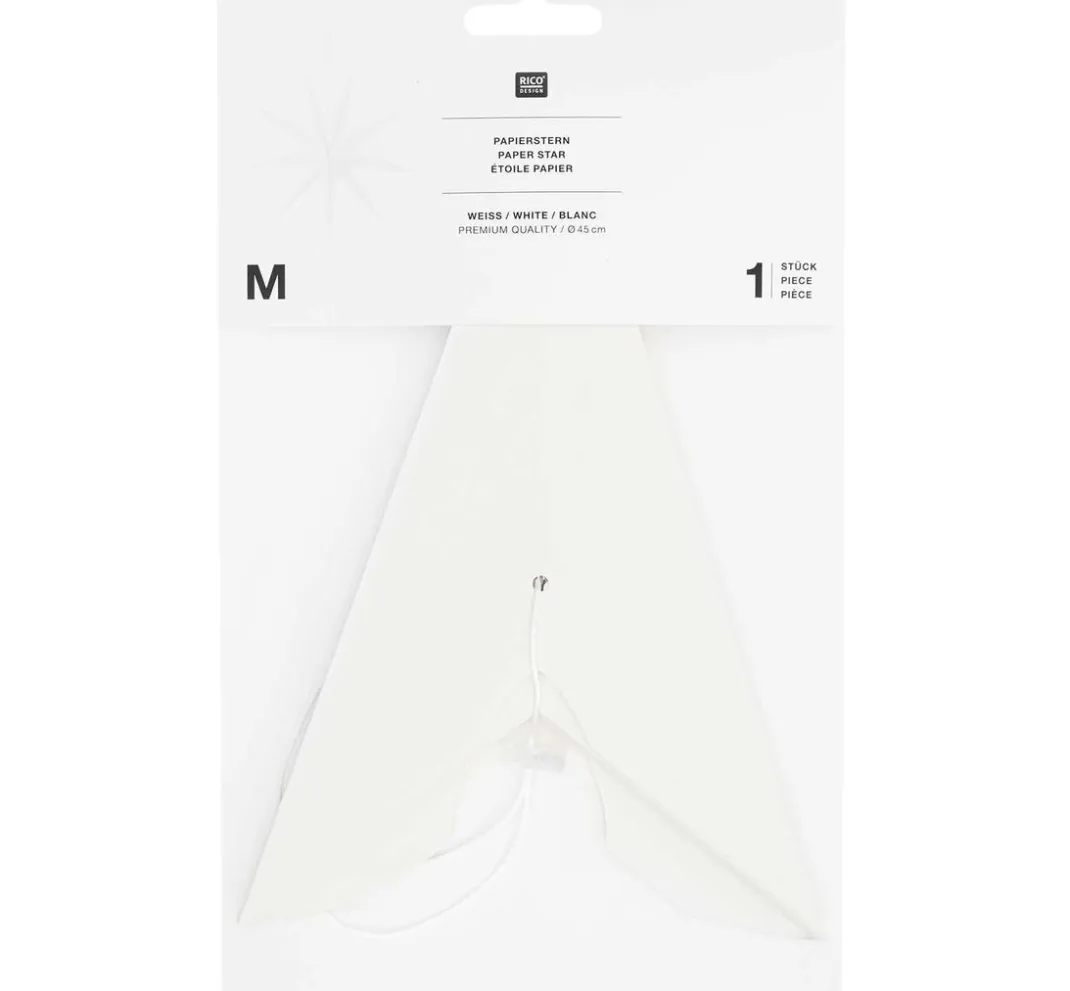 Rico Design Weiteres|Weiteres>Papierstern, 45 cm