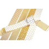 Gebrüder Bertels Origami & Papier Falten|Papierstreifen>Papierstreifen glänzend "Golden Glamour", 15 mm