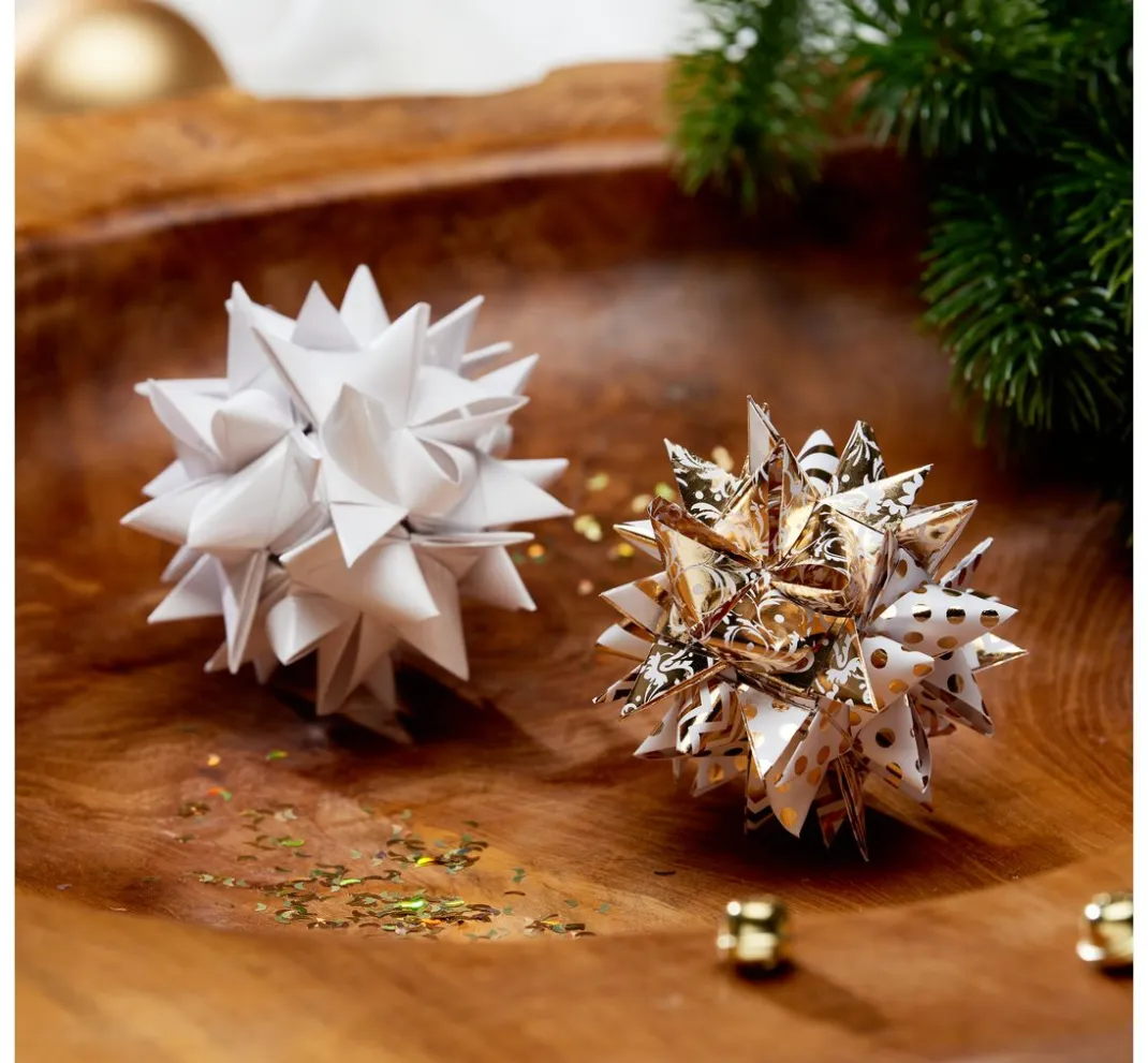 Gebrüder Bertels Origami & Papier Falten|Papierstreifen>Papierstreifen glänzend "Golden Glamour", 15 mm