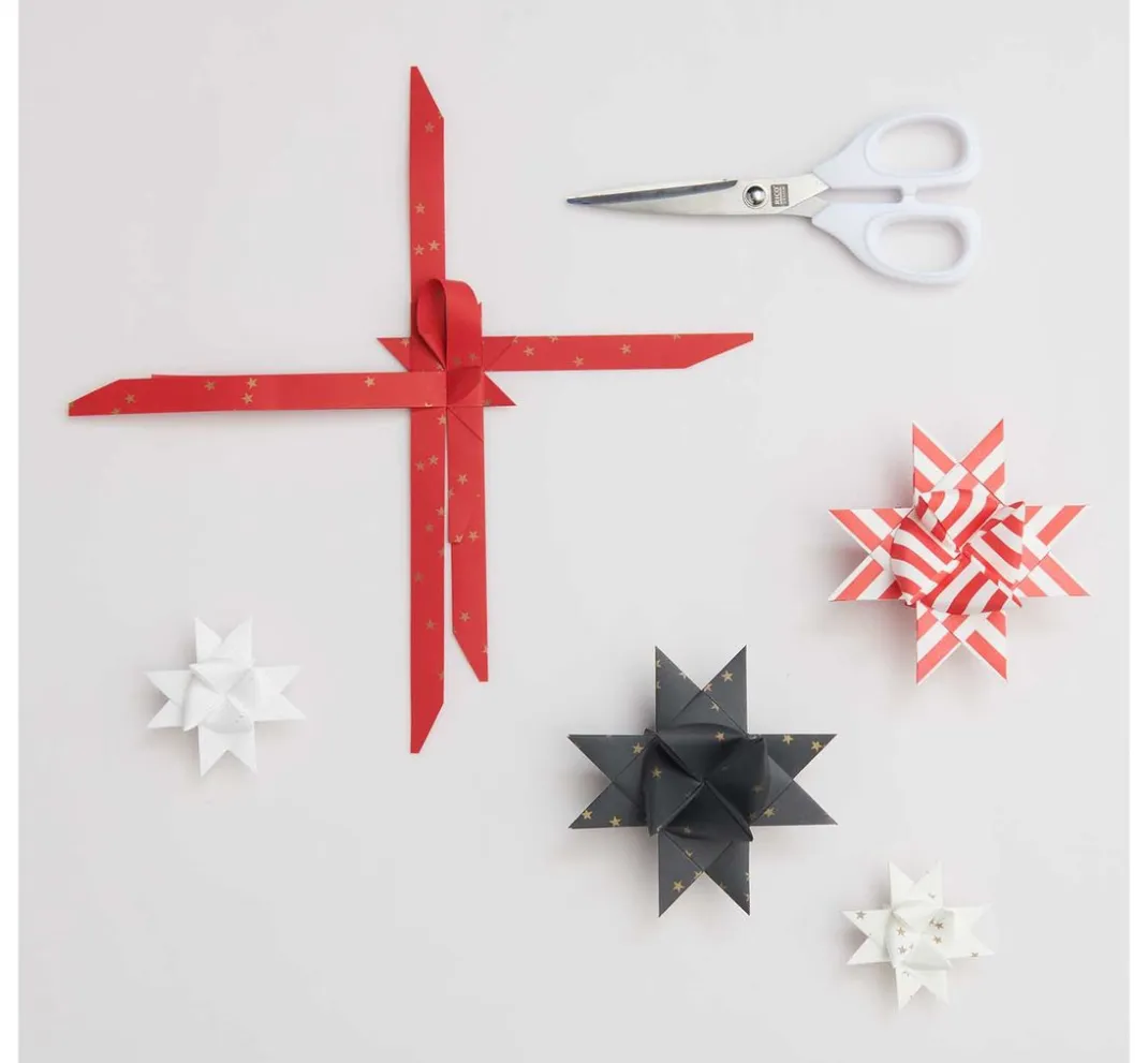 Rico Design Origami & Papier Falten|Papierstreifen>Papierstreifen "Goldsterne"