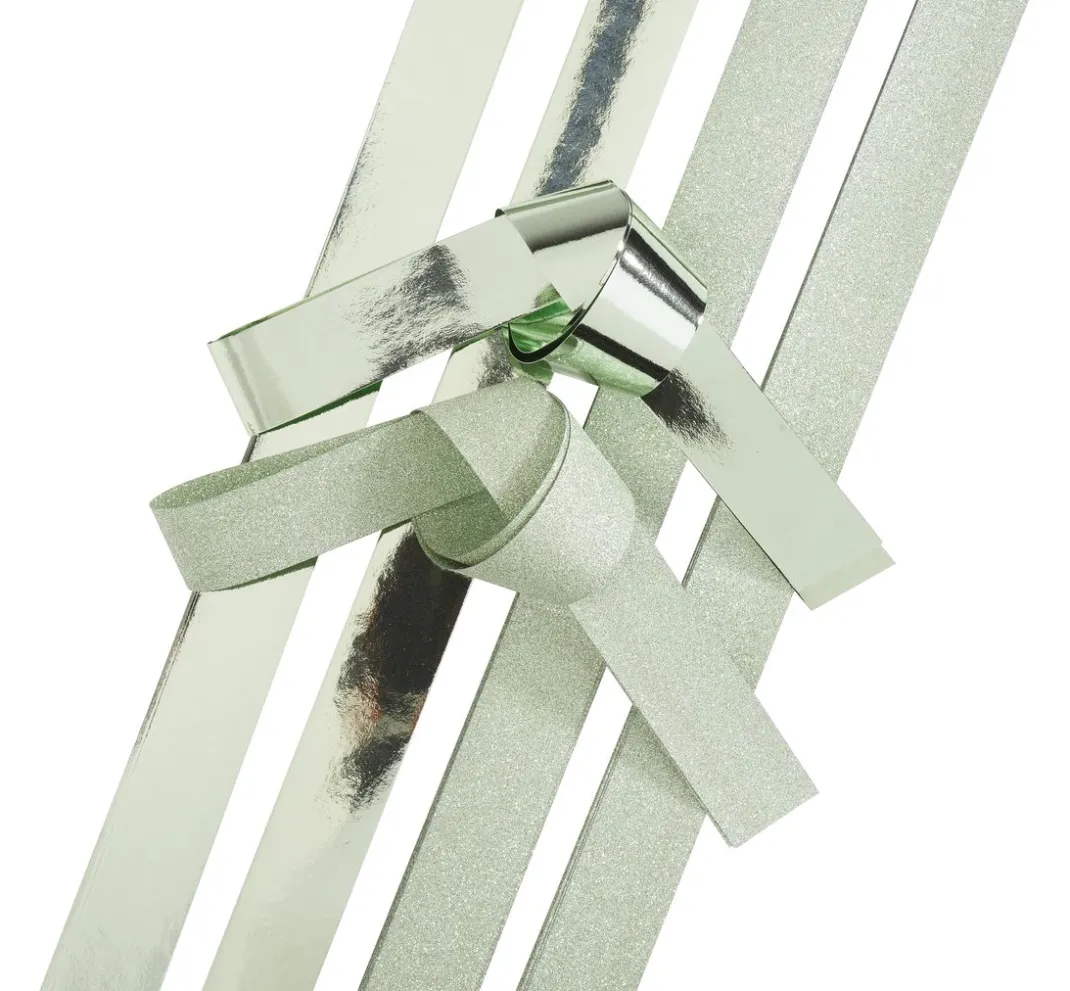 Gebrüder Bertels Origami & Papier Falten|Papierstreifen>Papierstreifen "Salbei Glitter"