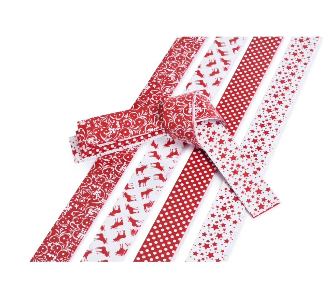 Gebrüder Bertels Origami & Papier Falten|Papierstreifen>Papierstreifen "Scandinavian X-Mas", 25 mm