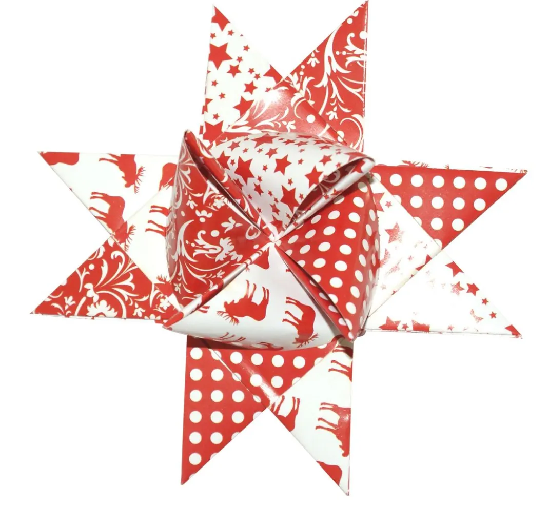 Gebrüder Bertels Origami & Papier Falten|Papierstreifen>Papierstreifen "Scandinavian X-Mas", 50 mm