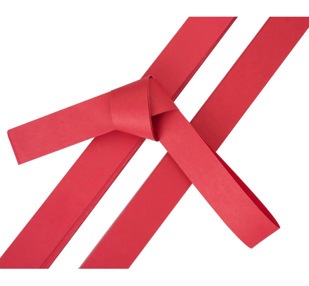 Gebrüder Bertels Papierstreifen|Origami & Papier Falten>Papierstreifen "Woodfree, Rot"