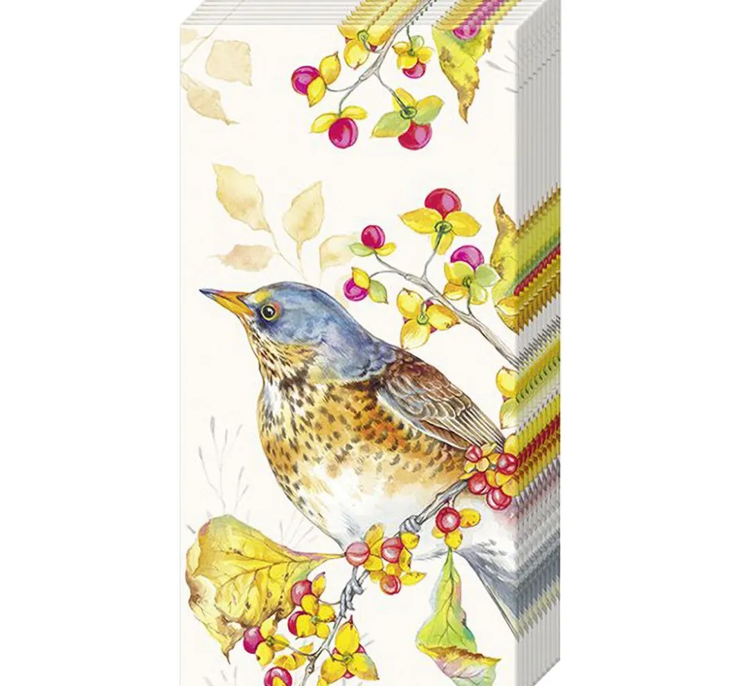 IHR Serviettentechnik>Papiertaschentücher "Autumn Birds"