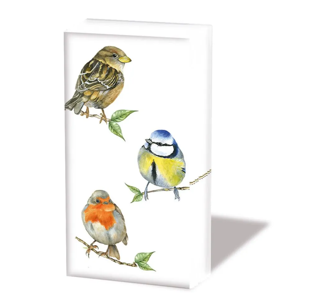 Ambiente Serviettentechnik>Papiertaschentücher "Birds"