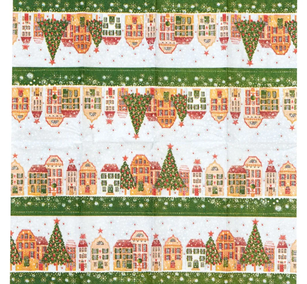 Paper+Design Serviettentechnik>Papiertaschentücher "Christmas Town"