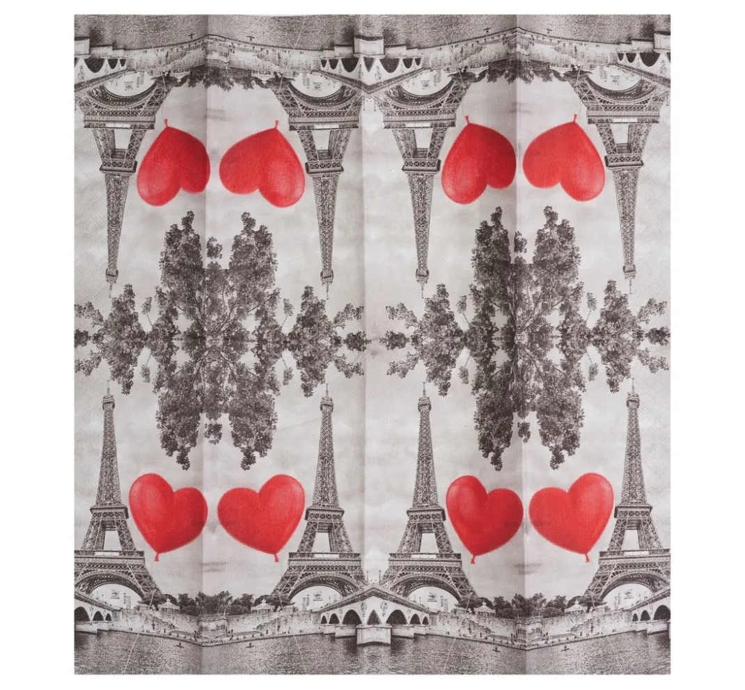 Paper+Design Serviettentechnik>Papiertaschentücher "City of Love"