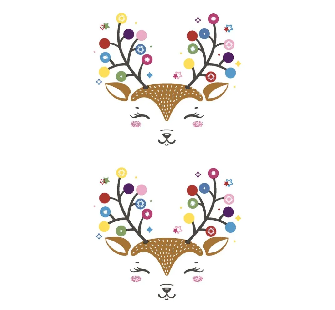 Paper+Design Serviettentechnik>Papiertaschentücher "Colourful Deer"