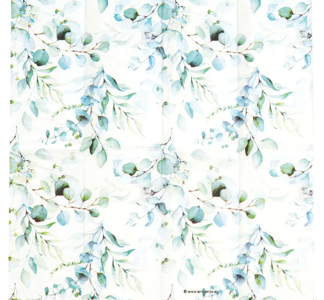 Ambiente Serviettentechnik>Papiertaschentücher "Eucalyptus all over"