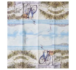 Ambiente Serviettentechnik>Papiertaschentücher "Fahrrad am Strand"