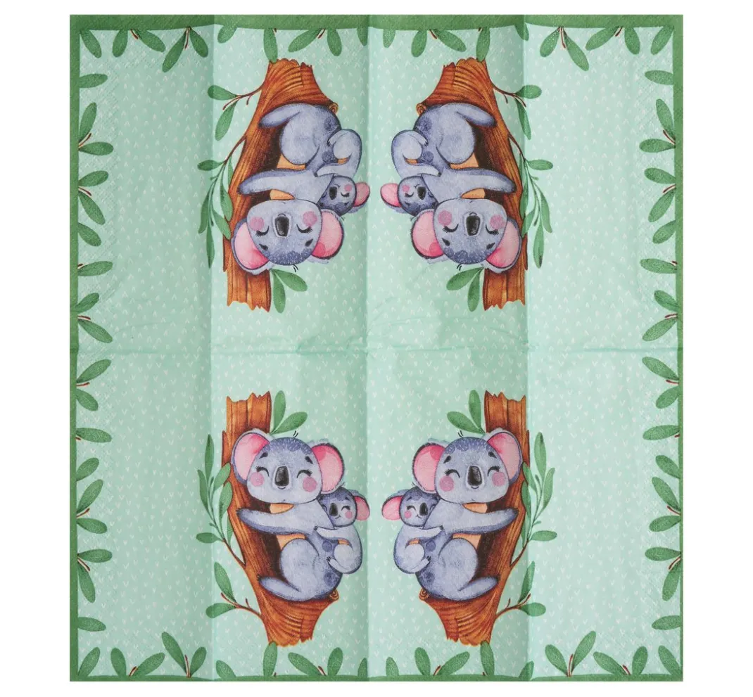 Paper+Design Serviettentechnik>Papiertaschentücher "Koalas"