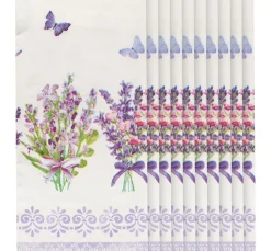 Ambiente Serviettentechnik>Papiertaschentücher "Lovely Lavender"