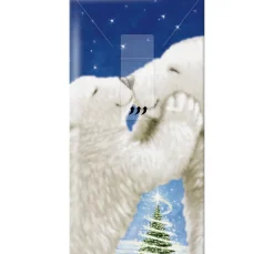 Paper+Design Serviettentechnik>Papiertaschentücher "Polar Bear Kiss"