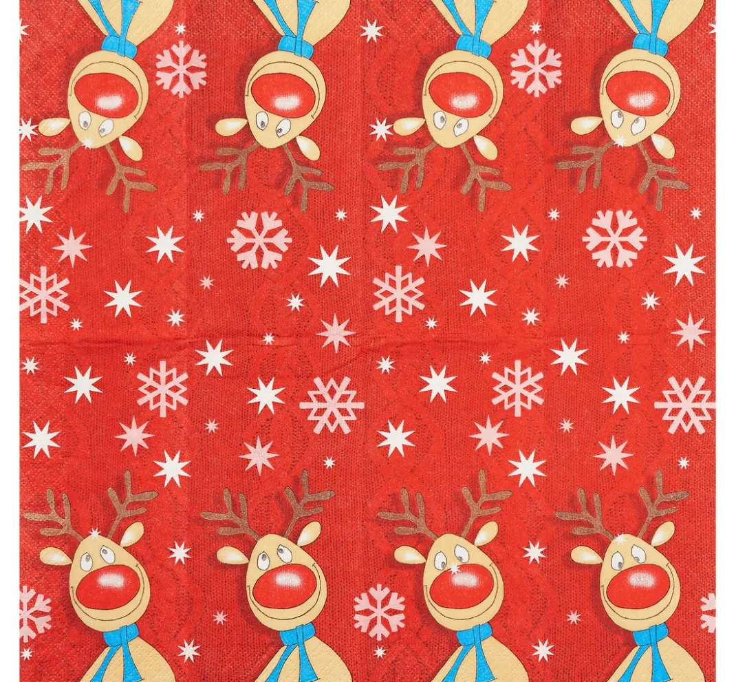 Paper+Design Serviettentechnik>Papiertaschentücher "Red Nose"