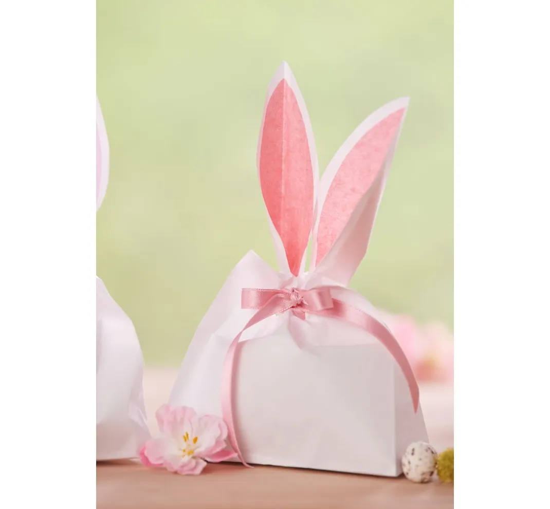 folia Backen|Tüten & Anhänger>Papiertüten, Blockboden, weiß