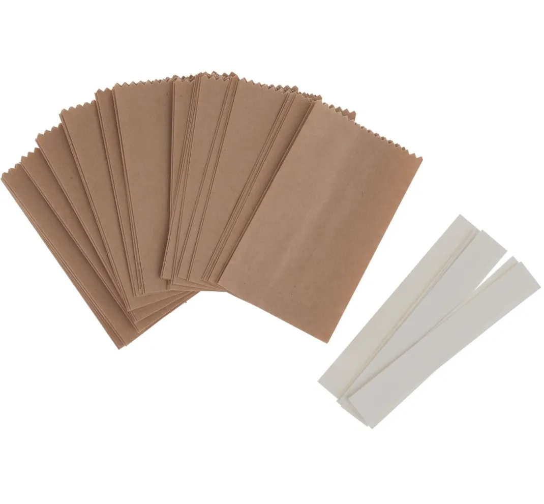 Rico Design Tüten & Anhänger|Papier-Bastelsets>Papiertüten Sterne-Set, klein, Braun