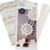 Rico Design Tüten & Anhänger|Papier-Bastelsets>Papiertüten Sterne-Set "Merry Christmas", groß, Weiß