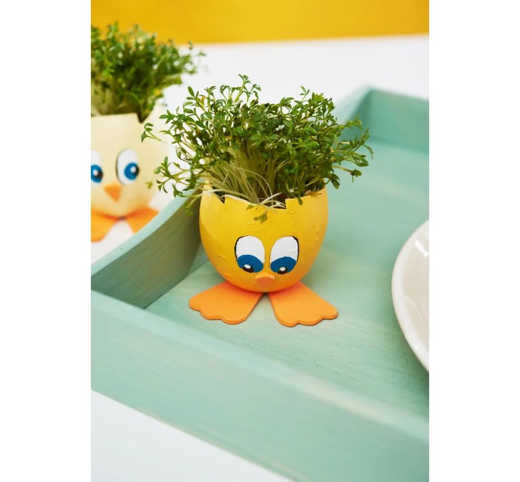 Kinder décopatch Holz|Decoupage>Papp-Eierschalen, wasserdicht