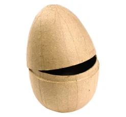 Kinder décopatch Holz|Holz, Mdf & Pappmaché>Pappmaché-Eier, teilbar, 5 Stück