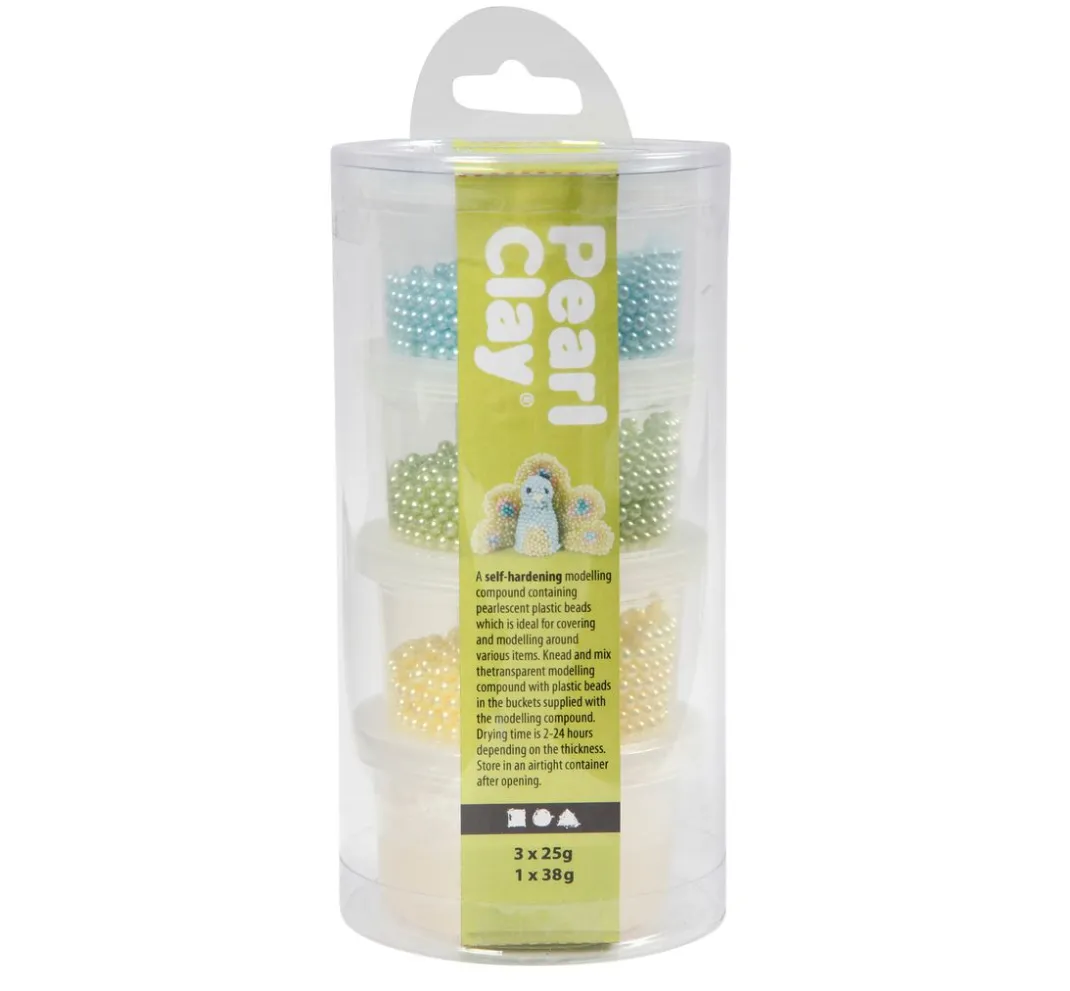 Kinder creativ company Knet-Sets|Modelliermasse>Pearl Clay Set