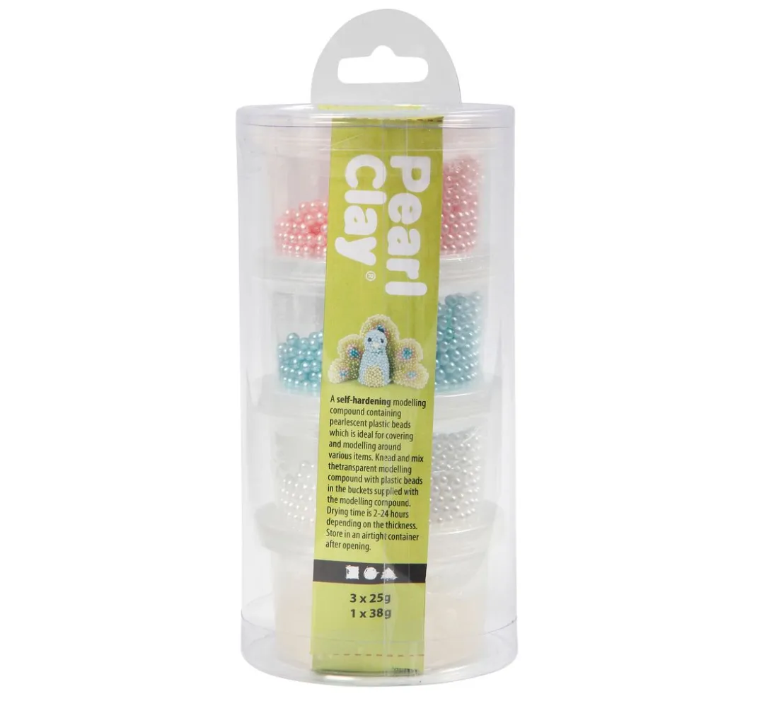 Kinder creativ company Knet-Sets|Modelliermasse>Pearl Clay Set