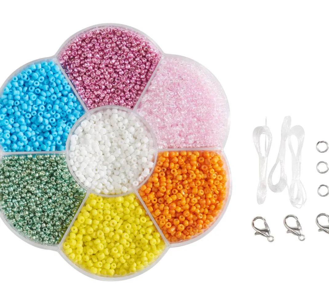 Kinder folia Perlen|Weitere Geschenkideen Für Kinder>Perlenset "Rocailles"