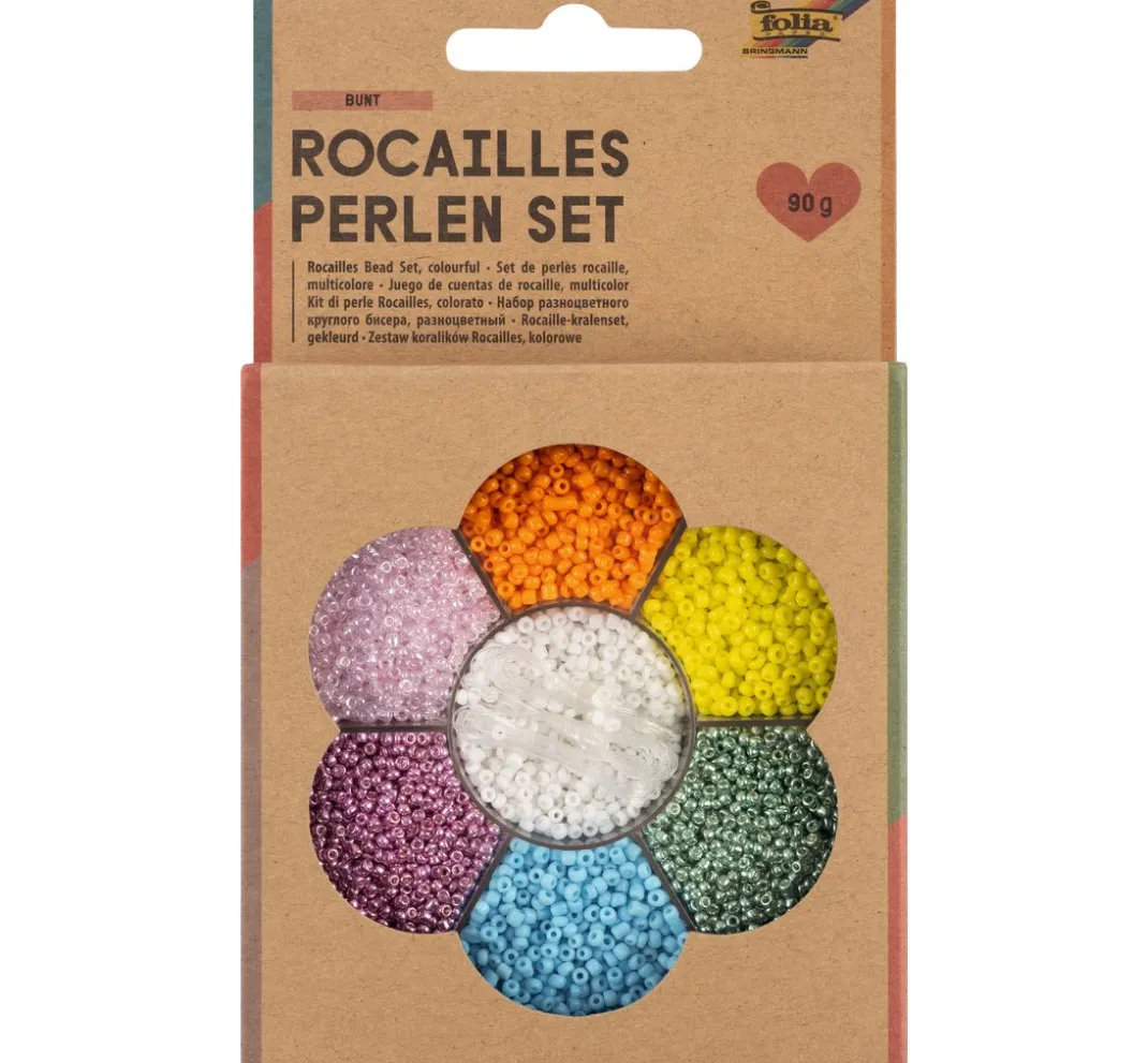 Kinder folia Perlen|Weitere Geschenkideen Für Kinder>Perlenset "Rocailles"