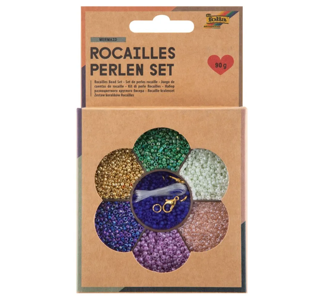 Kinder folia Perlen|Weitere Geschenkideen Für Kinder>Perlenset "Rocailles"