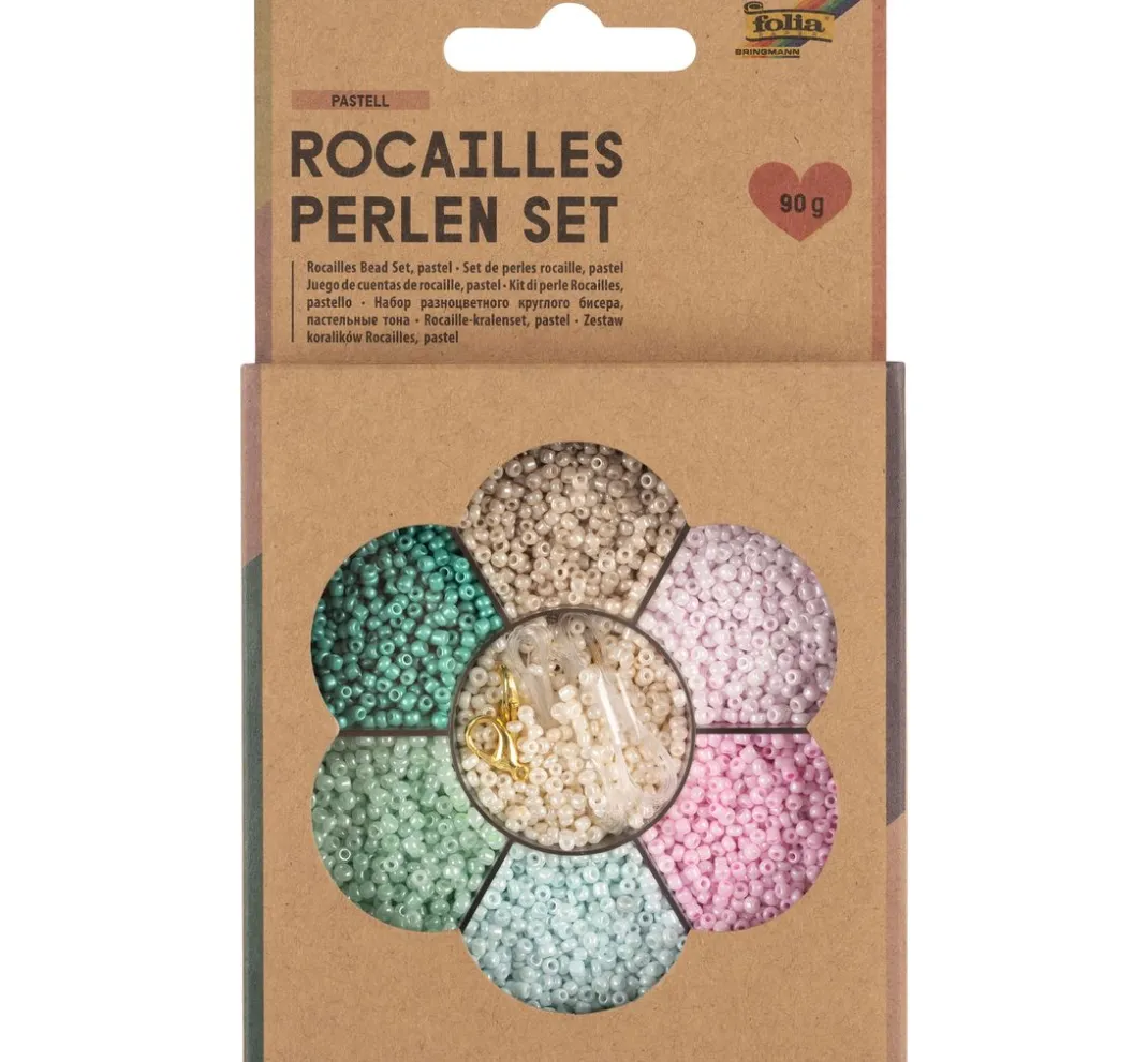 Kinder folia Perlen|Weitere Geschenkideen Für Kinder>Perlenset "Rocailles"