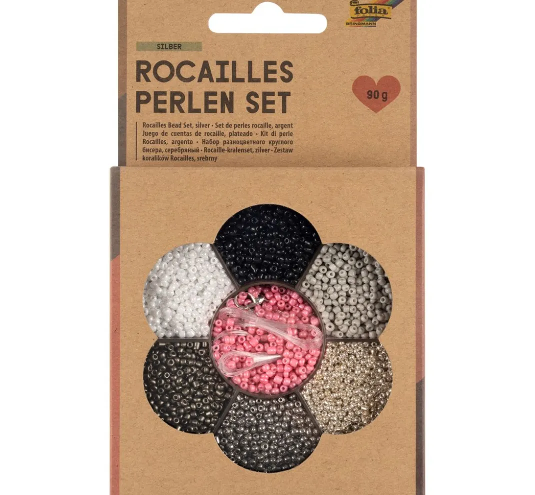 Kinder folia Perlen|Weitere Geschenkideen Für Kinder>Perlenset "Rocailles"