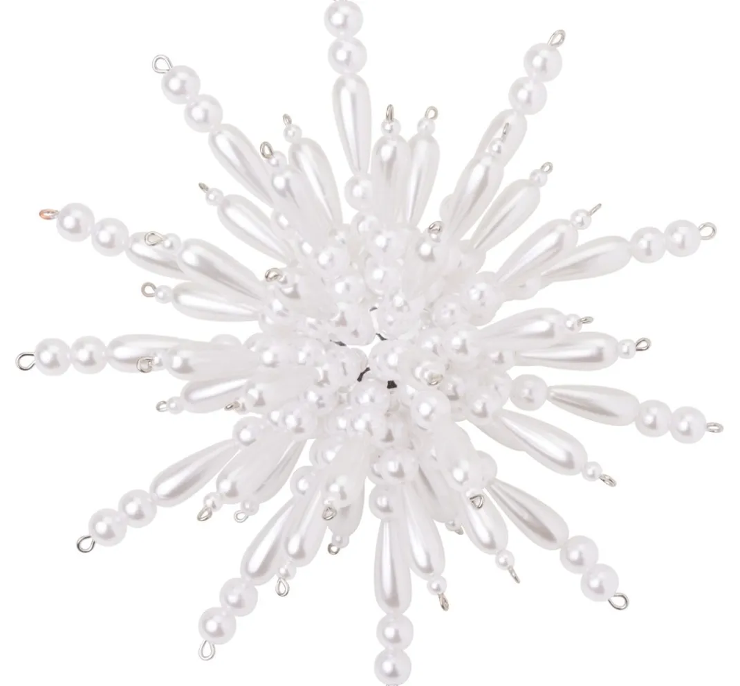 Zauberperle Perlensterne & Engel|Perlensterne>Perlenstern-Komplettset "White Snowflake"