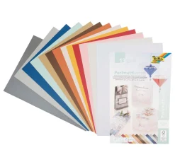 Kinder folia Spezialpapier & -Karton|Papier>Perlmuttkarton, 13 Blatt