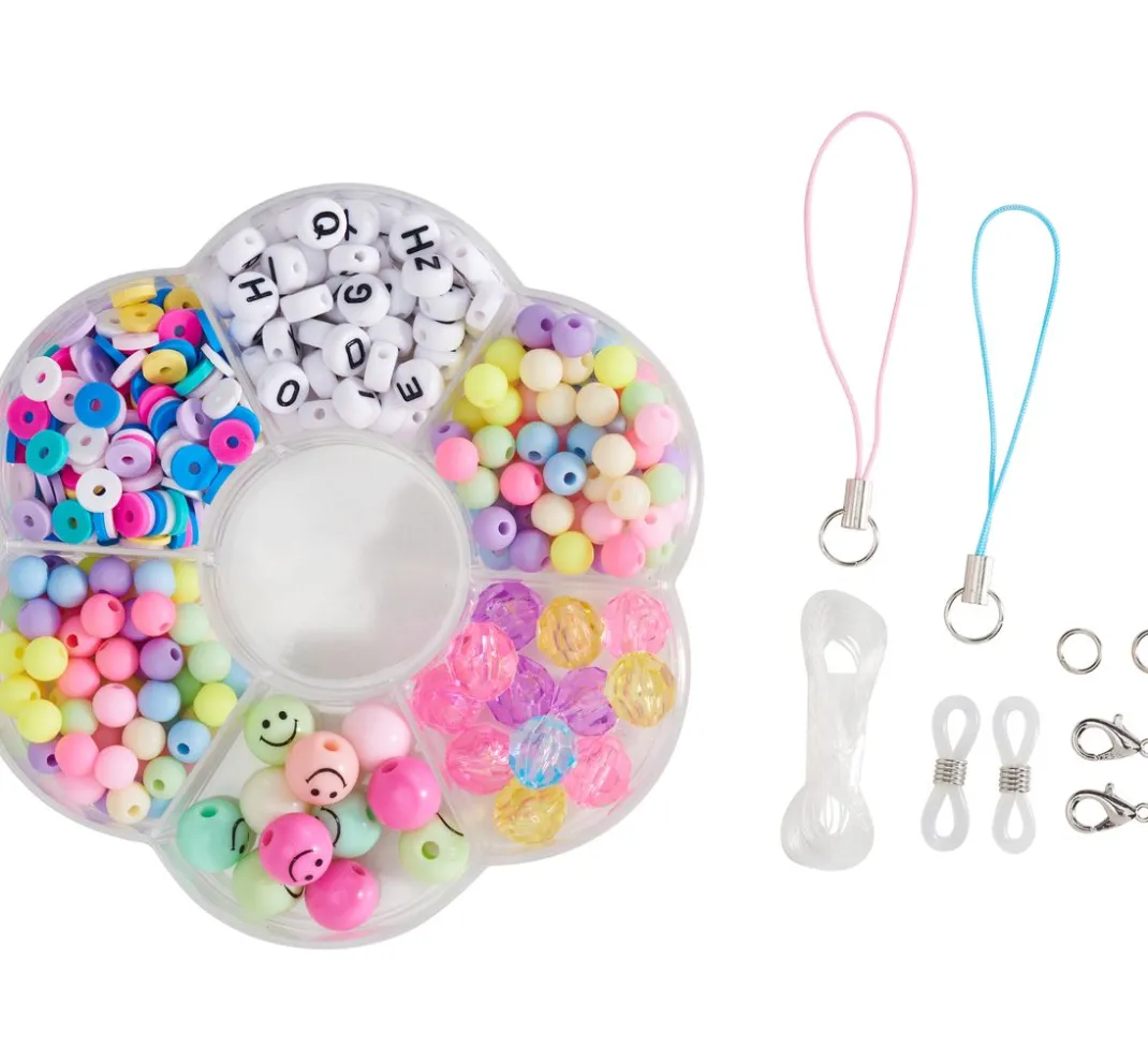 Kinder folia Handy- & Schlüsselanhänger|Sets>Phone Charms Set "Rainbow Smile"