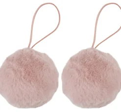 Kinder Othmar Decorations Pompons|Bastelzubehör>Plüsch Kugel "Filis", ca. Ø 9 cm, 2 Stück