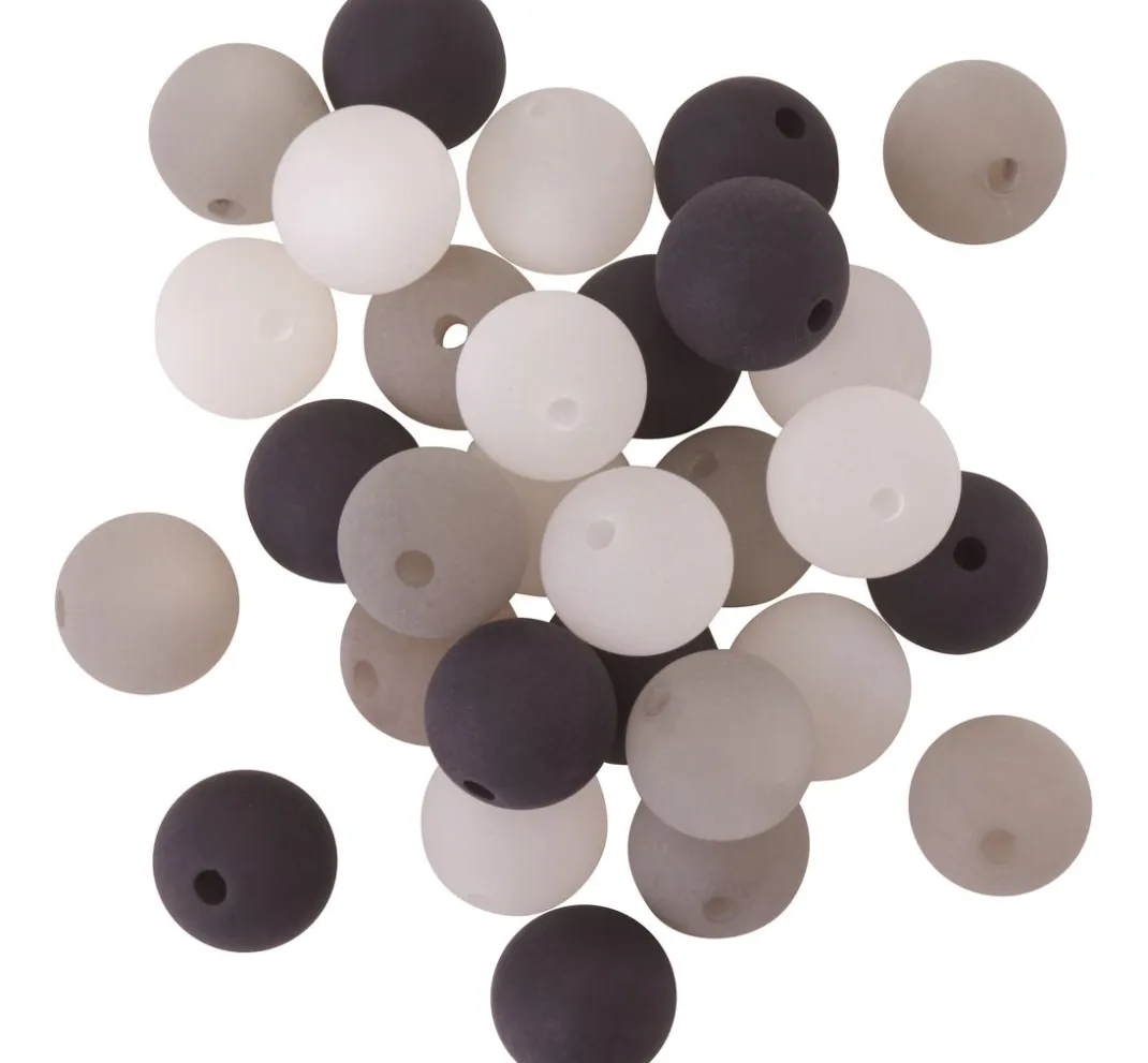 PRACHT Perlensterne|Acrylperlen>Polaris-Perlen-Mix, 10mm, 30 Stück