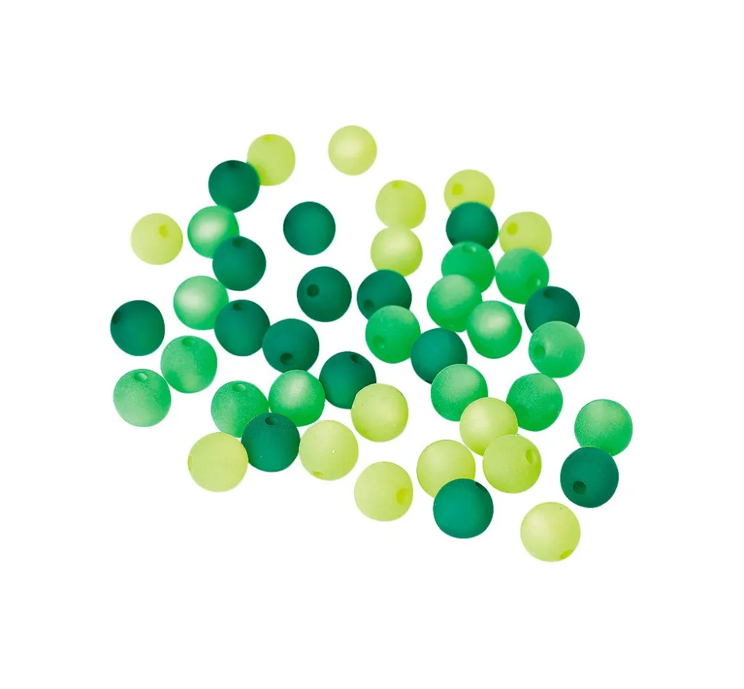 PRACHT Perlensterne|Acrylperlen>Polaris-Perlen-Mix, 8mm, 45 Stück