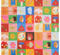 Kinder VBS Marktplatz Kinderstoffe|Dekostoff>Polyester-Stoff "Funny" PU beschichtet