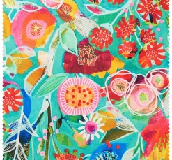 Globaltex Stoff Meterware|Dekostoff>Polyester-Stoff "Stevan Verde"