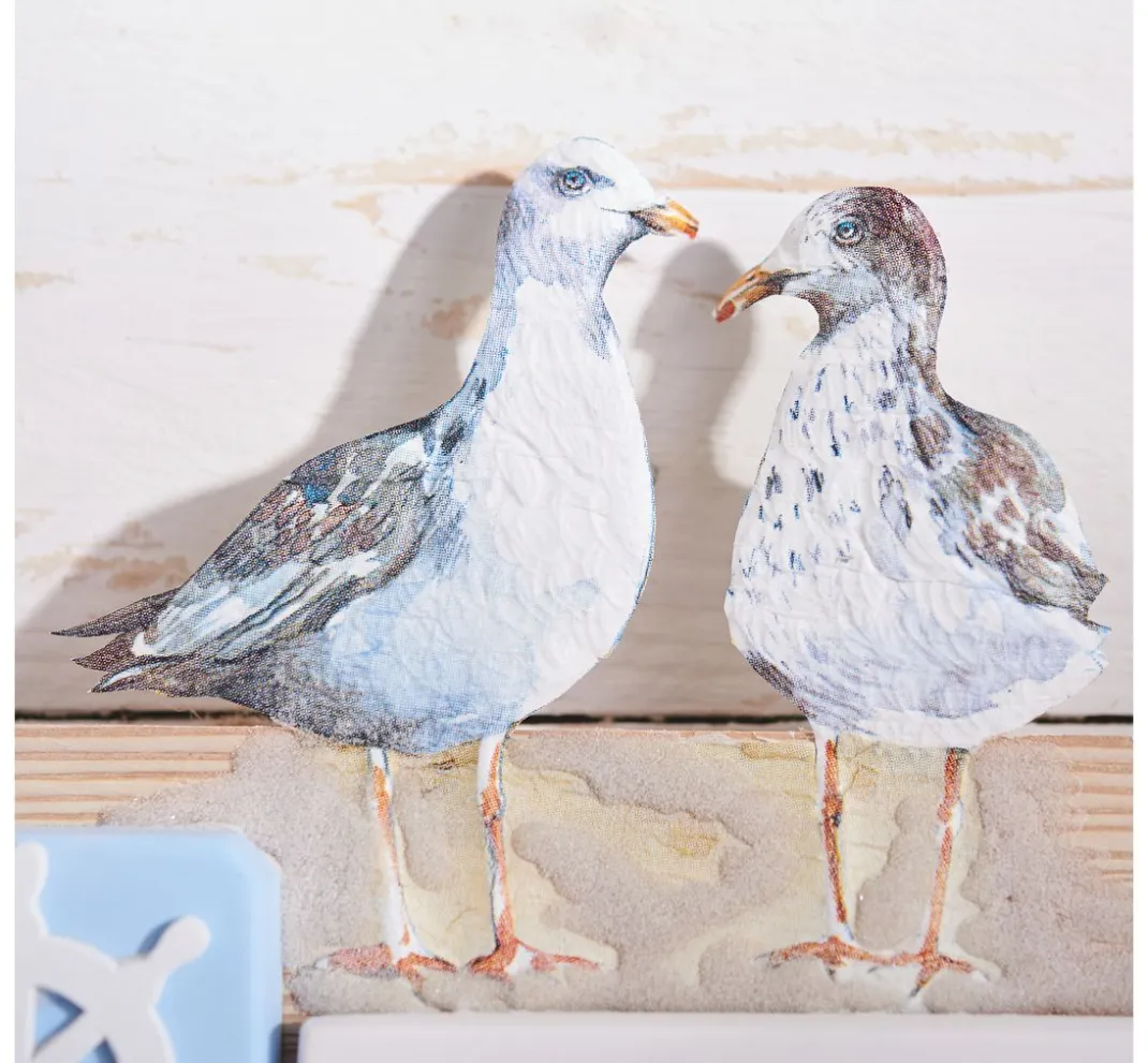 folia Decoupage|Bastelfolie>Prägefolie, 3 Stück