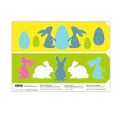 Kinder Familienmomente Papier|Papier-Bastelsets>Prickelvorlagen-Set "Osterfreunde"
