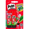 Pritt Kleber|Klebstoffe>Klebestifte 2x 22 g, plus Radierer