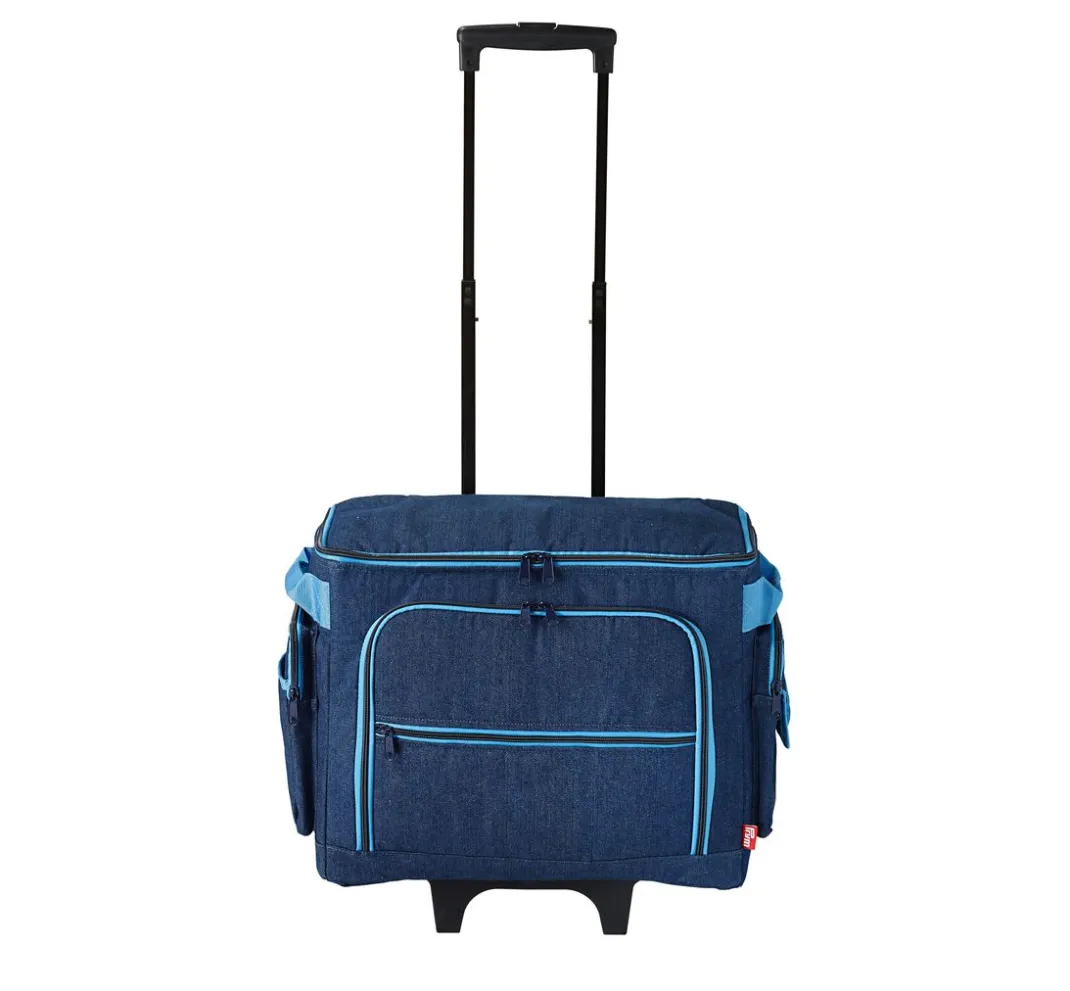 Prym Nähkästen|Nähmaschinen>Nähmaschinen-Trolley "Jeans"