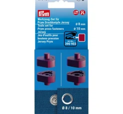 Prym Nieten & Ösen|Taschen-Design>Werkzeug-Set für Druckknöpfe Jersey, 8 und 10 mm
