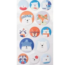 Artemio Sticker & Klebebänder|Kartengestaltung>Puffy Sticker "Beary Christmas"