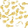 UIT Quetschperlen>Quetschkalotten, goldfarben