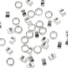 PRACHT Quetschperlen>Quetschperlen, 925er Sterling-Silber, 40 Stk.