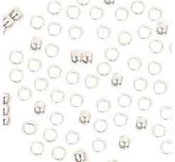 Rico Design Quetschperlen>Quetschperlen, Silber, 2 mm