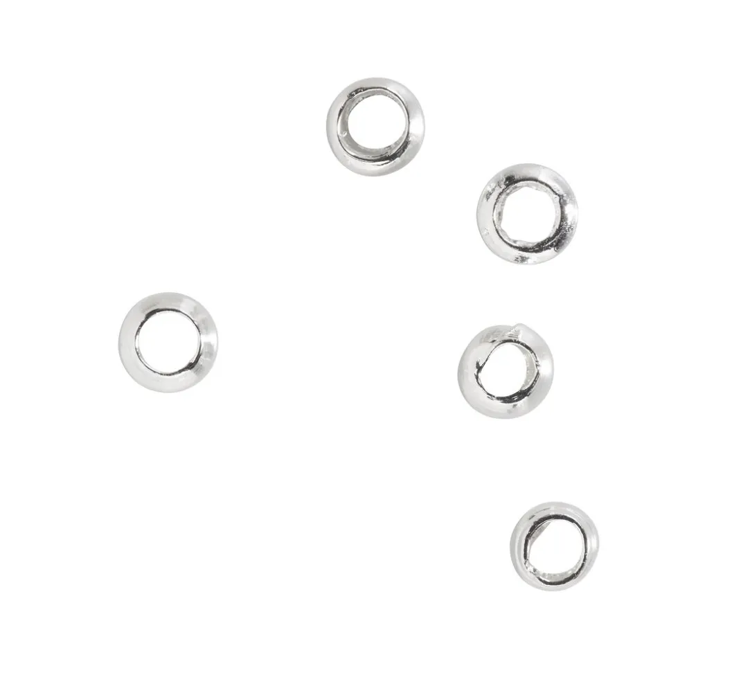Rico Design Quetschperlen>Quetschperlen, Silber, 2 mm